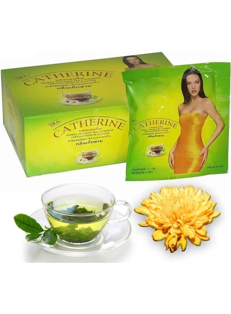 Catherine Herbal Slimming Weight Loss Tea – Chrysanthemum Flavour Detox & Metabolism Support (32 Tea Bags) - Image 5